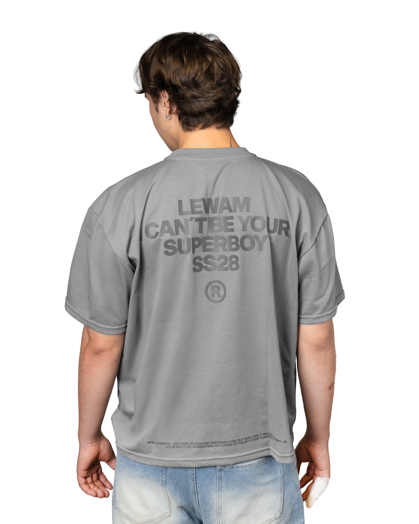 Can’t Be Your SuperBoy Tee - Grey
