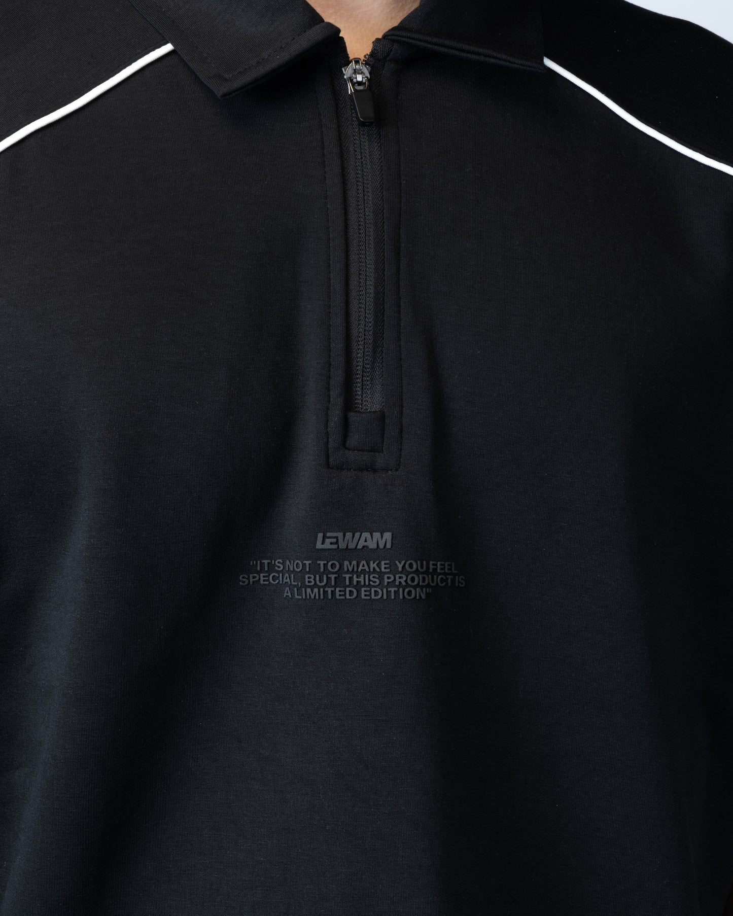 Reborn Zip Shirt - Black