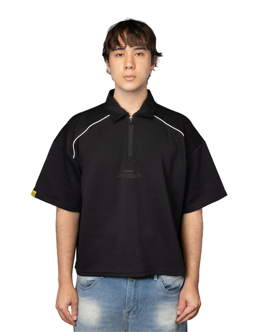 Reborn Zip Shirt - Black